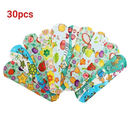 Cartoon Animal Adhesive Bandages for Kids 30-100PCS