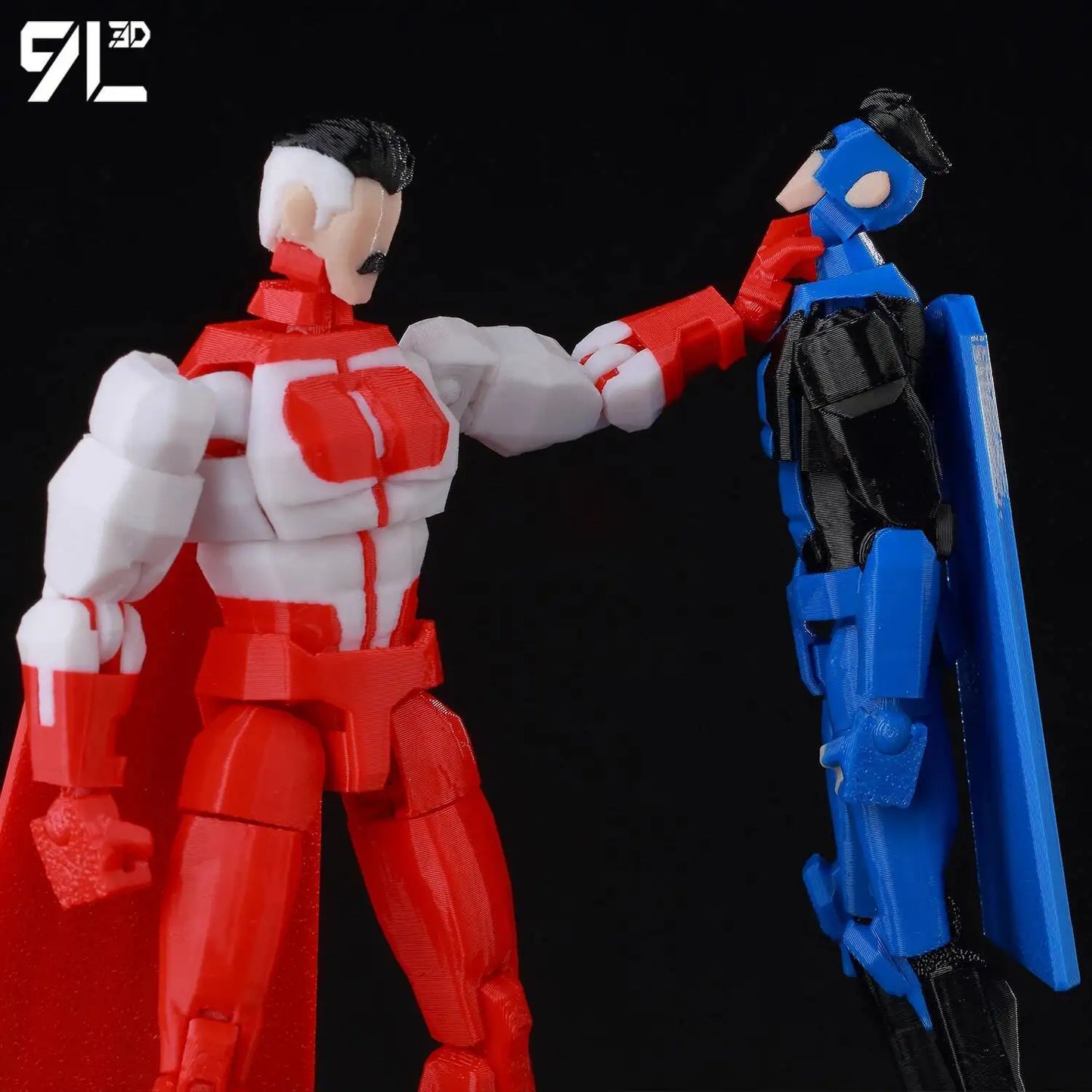 Invincible Boy Action Figure 14cm 3D Printed Poseable Model