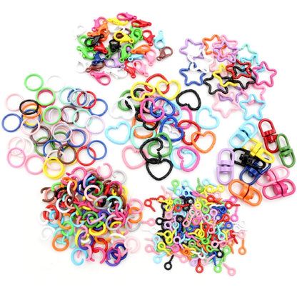 Jewelry Making Findings Set with Lobster Clasps & Jump Rings