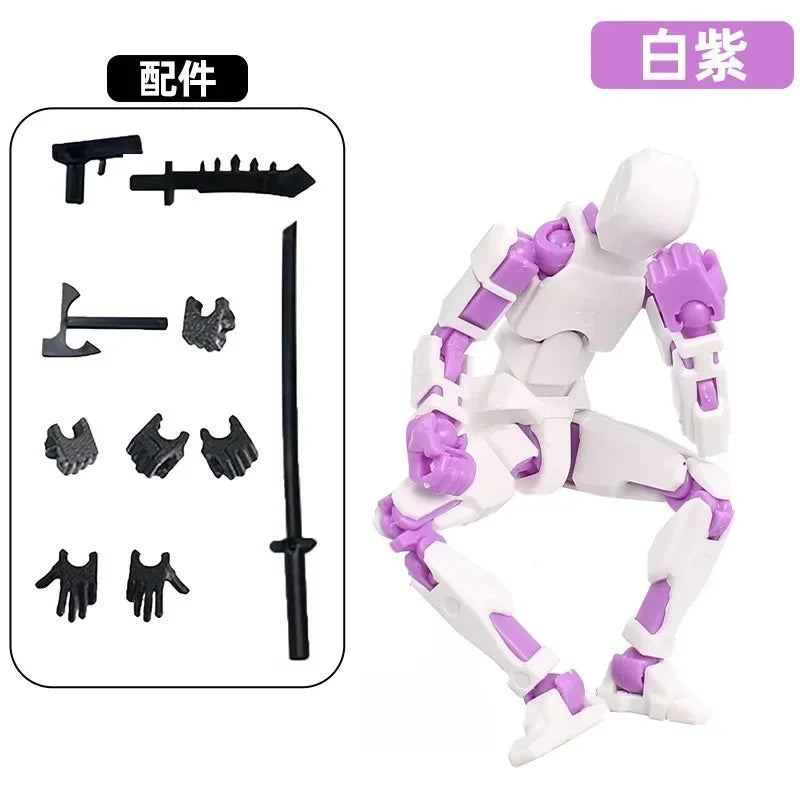 13-Joint Movable Robot Action Figure 3D Printed DIY Toy