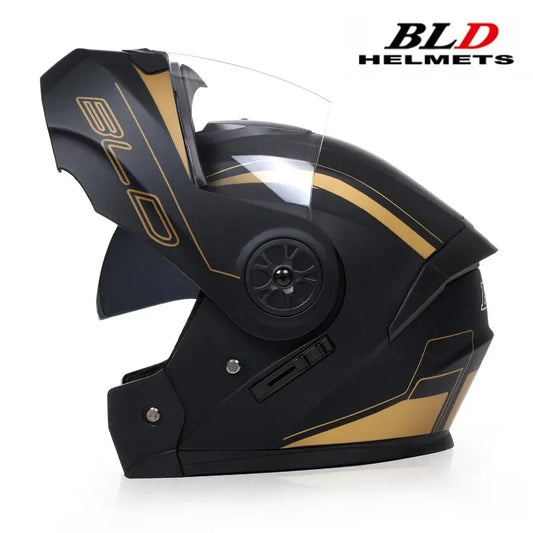 Flip Up Motorcycle Helmet DOT Dual Visor Modular Full Face