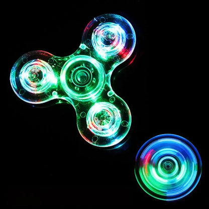 LED Fidget Spinner – Glow in the Dark Finger Spinner Toy