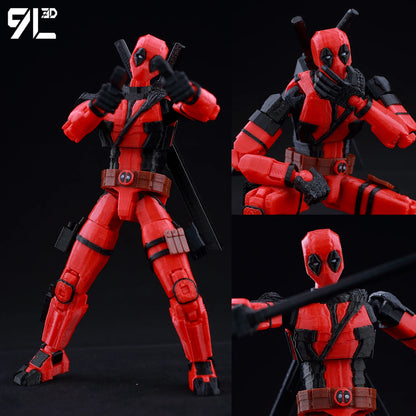 14cm Multi Jointed Action Figure 3D Printed Poseable Collectible Toy