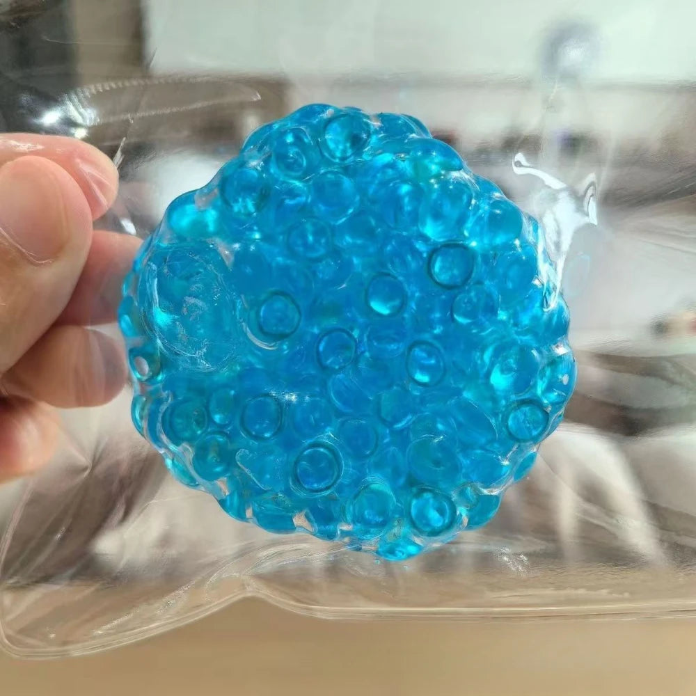 Squishy Stress Ball with Ice Beads for Sensory Play