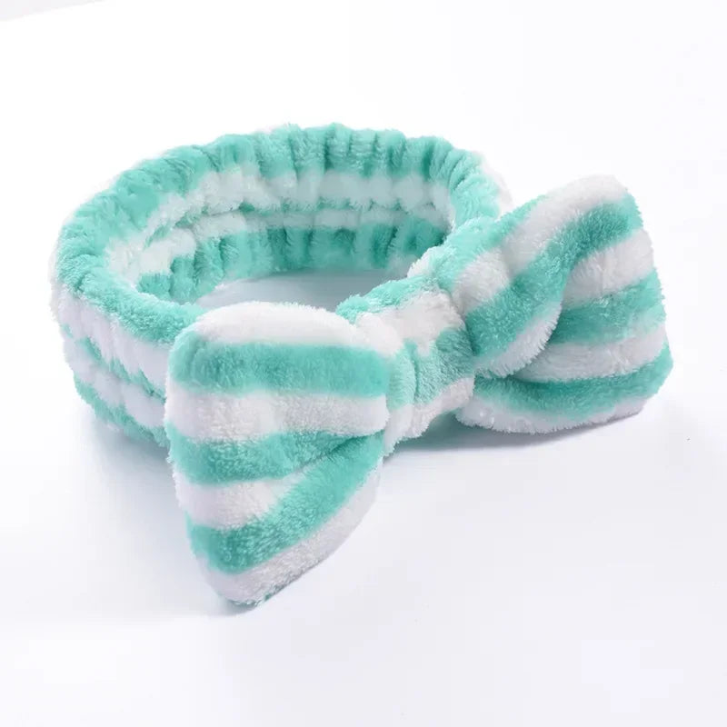 Makeup Headband – Soft Coral Fleece Face Wash Hair Band