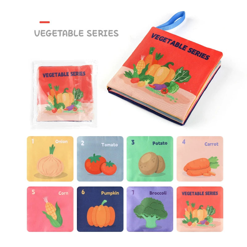 Soft Baby Cloth Book Montessori Sensory Learning Toy