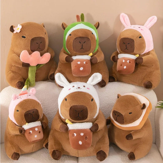 Capybara Plush Toy – Cute Cosplay Stuffed Animal Doll
