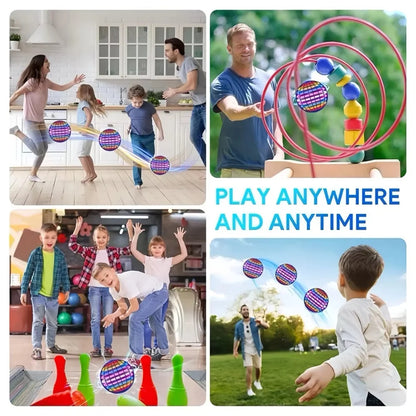 Boomerang Hover Ball with LED Lights & Flying Spinner Design