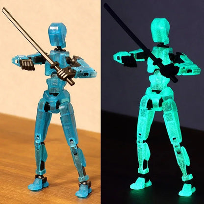 13-Joint Movable Robot Action Figure 3D Printed DIY Toy