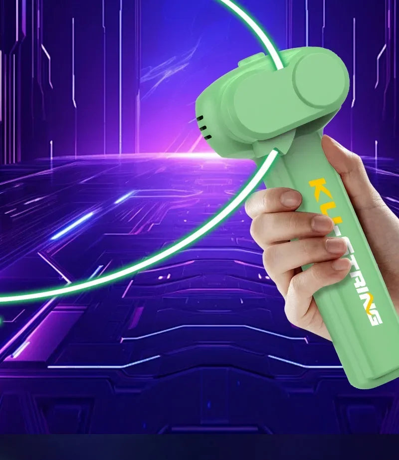 Glow String Launcher Toy LED Light Rope Spinner