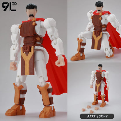 Invincible Boy Action Figure 14cm 3D Printed Multi Jointed Model