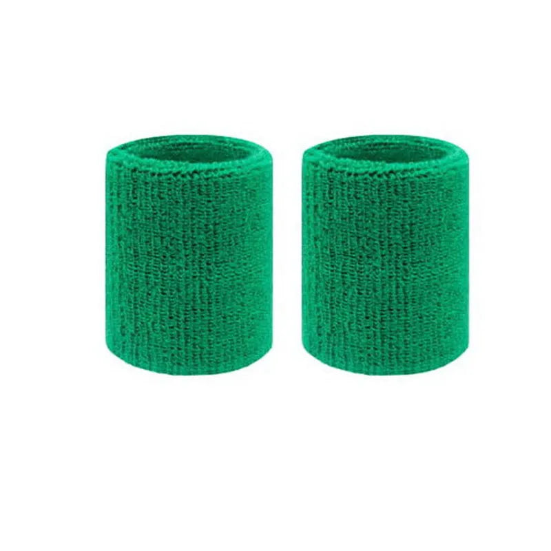 Sports Wrist Sweatbands 2PCS Tennis Fitness Wristbands