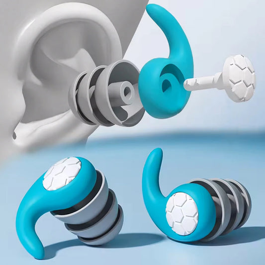 Noise Cancelling Earplugs – Silicone Sleep & Swimming Earplugs