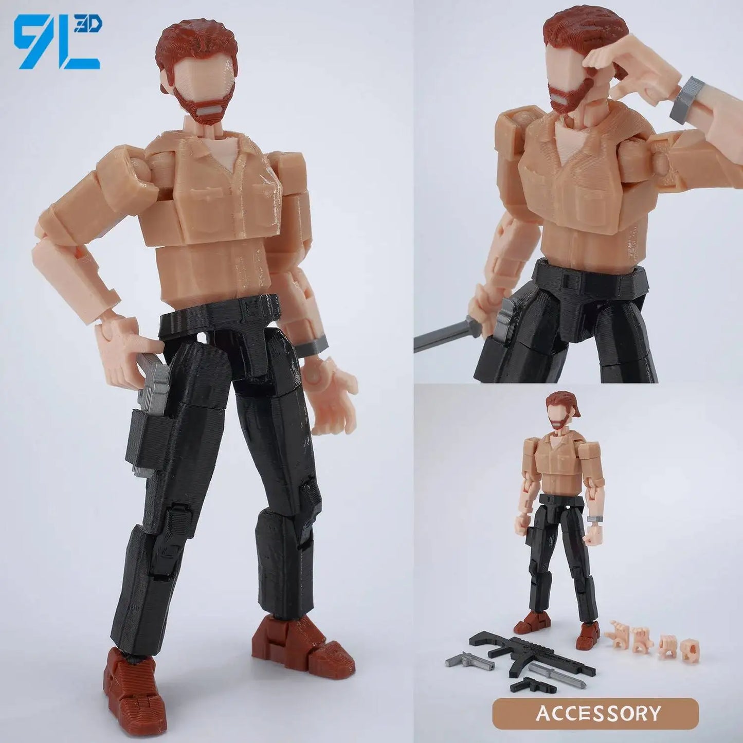 13cm Articulated Action Figure 3D Printed Collectible Model Toy