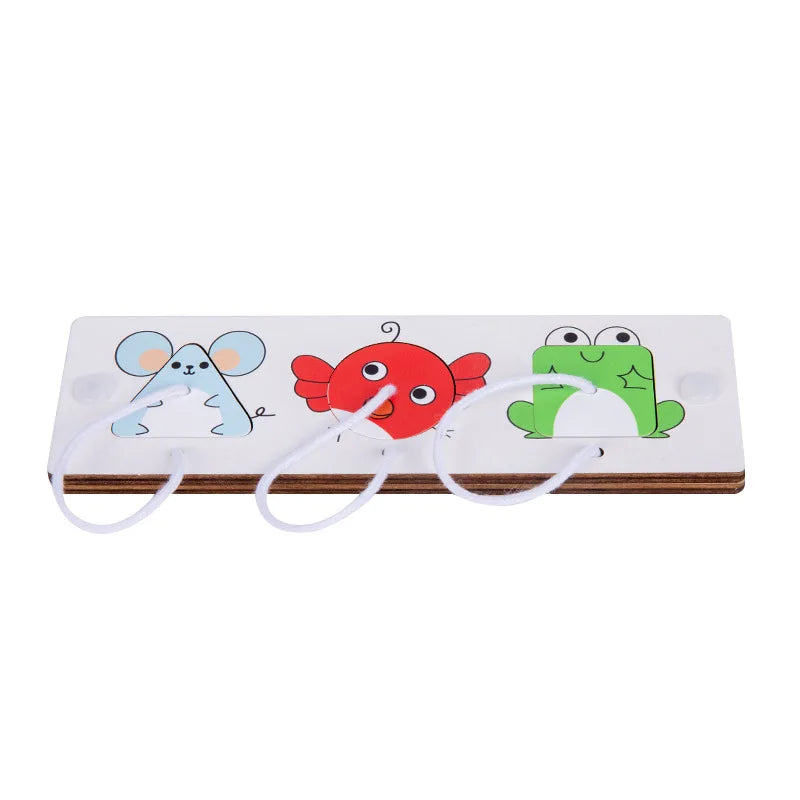 Montessori Busy Board Wooden Sensory Learning Toy