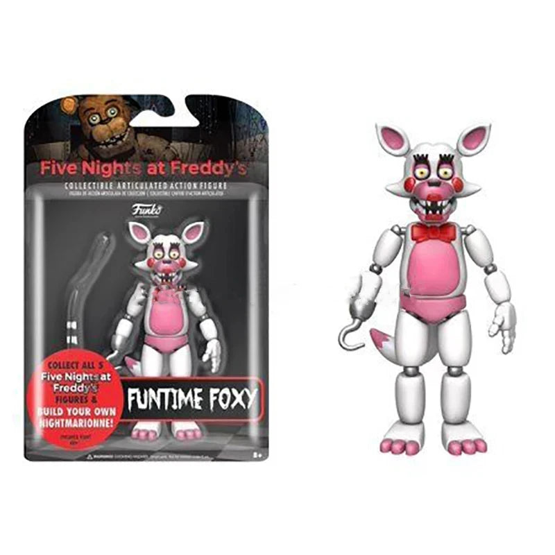 14cm Horror Bear Action Figure Movable PVC Collectible Toy