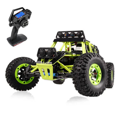 WLtoys 12428 1:12 4WD RC Off-Road Racing Car – 50KM/H High Speed Alloy Climbing Truck with LED Lights