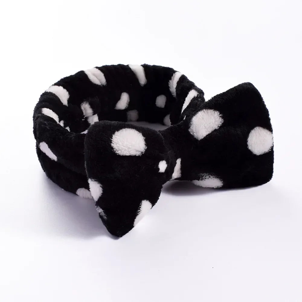 Makeup Headband – Soft Coral Fleece Face Wash Hair Band