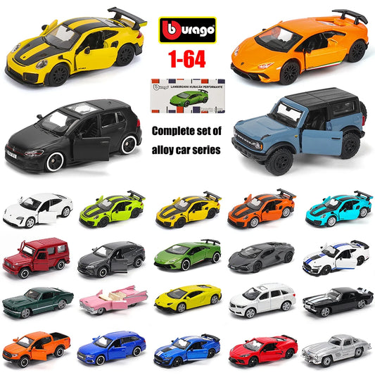Bburago 1:64 Diecast Sports Car Model Collection