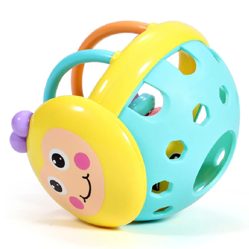 Baby Silicone Teething Rattle Ball Sensory Toy