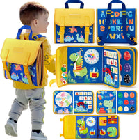 Toddler Busy Board Backpack Montessori Learning Activity Toy