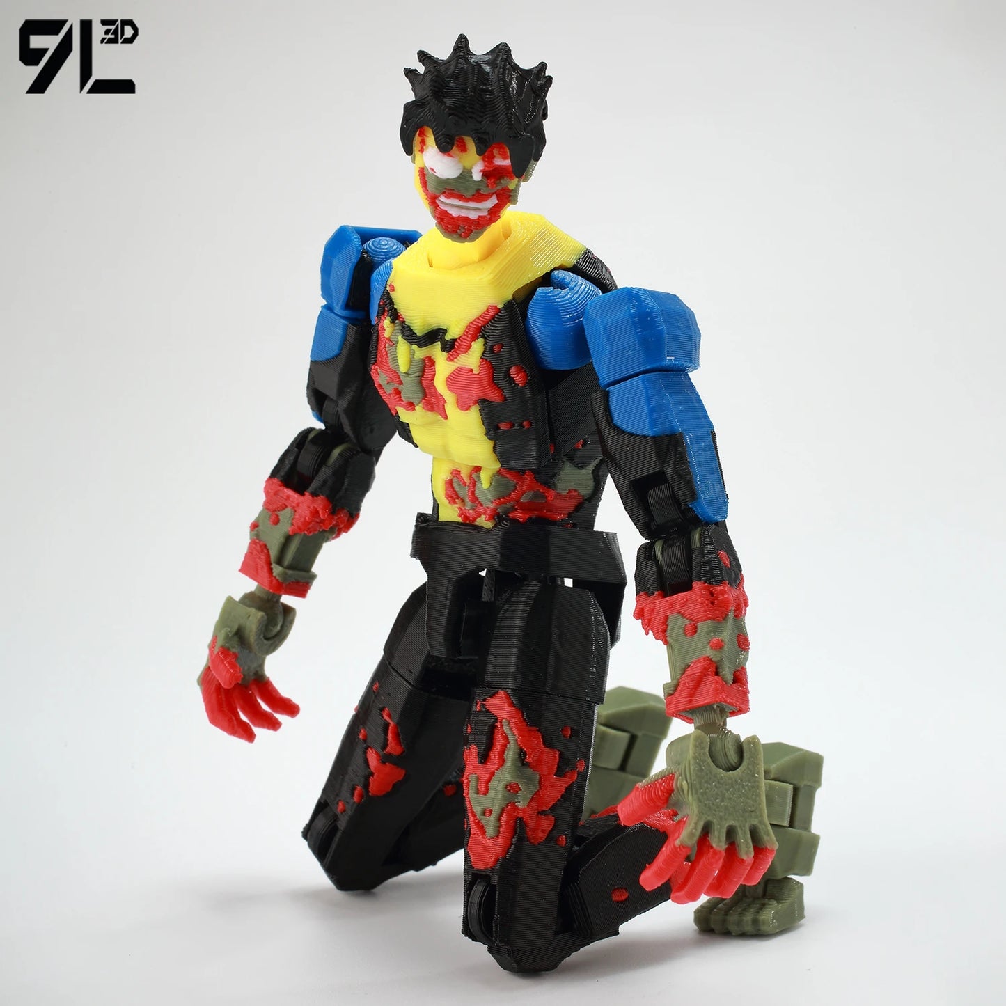 Invincible Boy Action Figure 14cm 3D Printed Multi Jointed Model