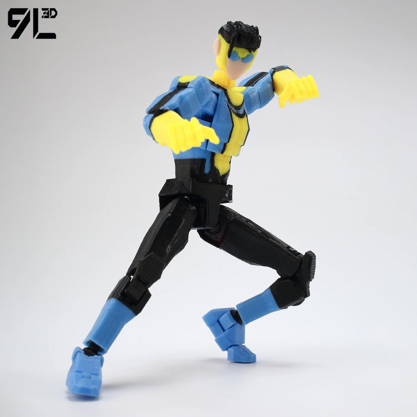 Invincible Boy Action Figure 14cm 3D Printed Multi Jointed Model