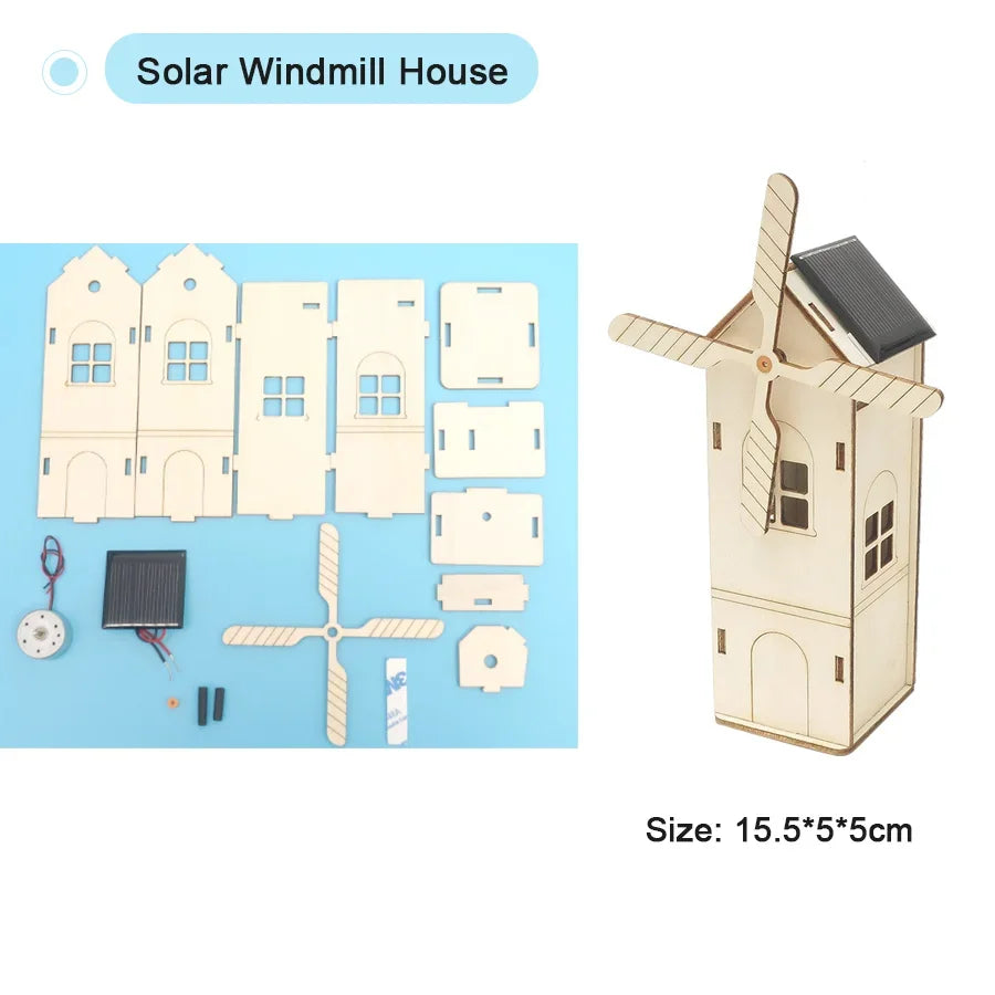 STEM Science Kit DIY Wooden Educational Learning Toy