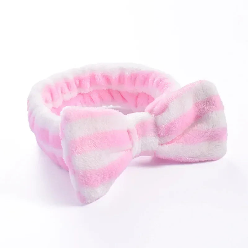 Makeup Headband – Soft Coral Fleece Face Wash Hair Band