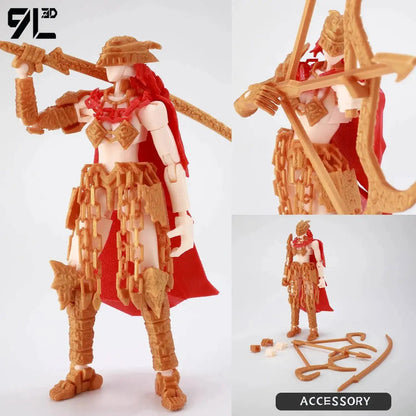 13cm Articulated Action Figure 3D Printed Collectible Model Toy