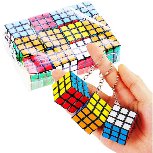 12PCS Mini Magic Cube Set – Educational Puzzle Party Favors