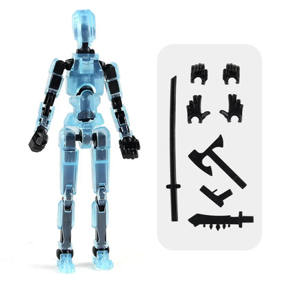 13-Joint Movable Robot Action Figure 3D Printed DIY Toy