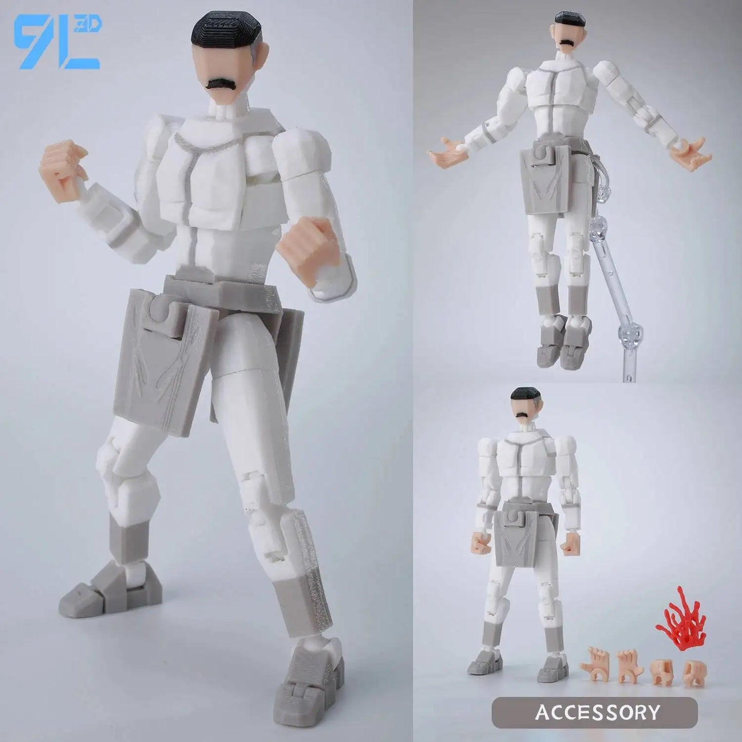 Invincible Boy Action Figure 14cm 3D Printed Poseable Model