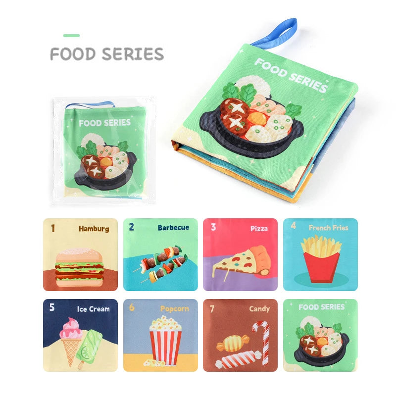 Soft Baby Cloth Book Montessori Sensory Learning Toy