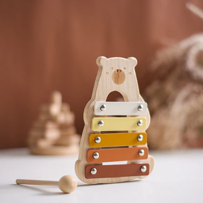 Wooden Kids Xylophone Montessori Musical Instrument Toy