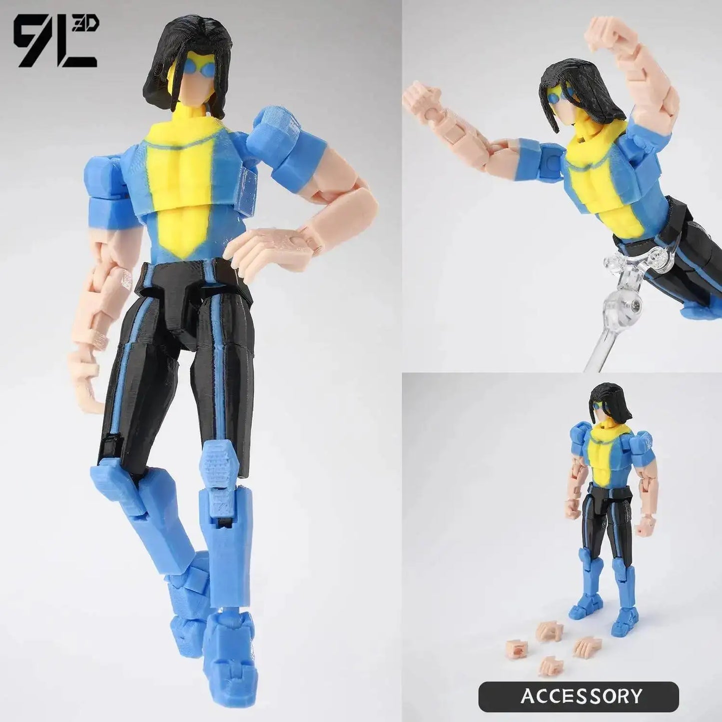 13cm Articulated Action Figure 3D Printed Collectible Model Toy