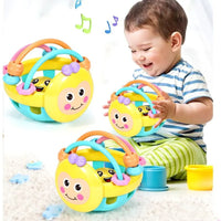 Baby Silicone Teething Rattle Ball Sensory Toy
