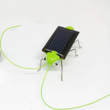Solar Powered Grasshopper Toy Jumping Science Puzzle for Kids