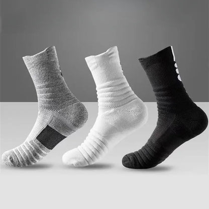 Anti Slip Soccer Socks Men Breathable Grip Sports Socks