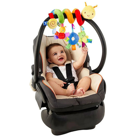 Baby Crib Spiral Toy Plush Stroller & Car Seat Rattle