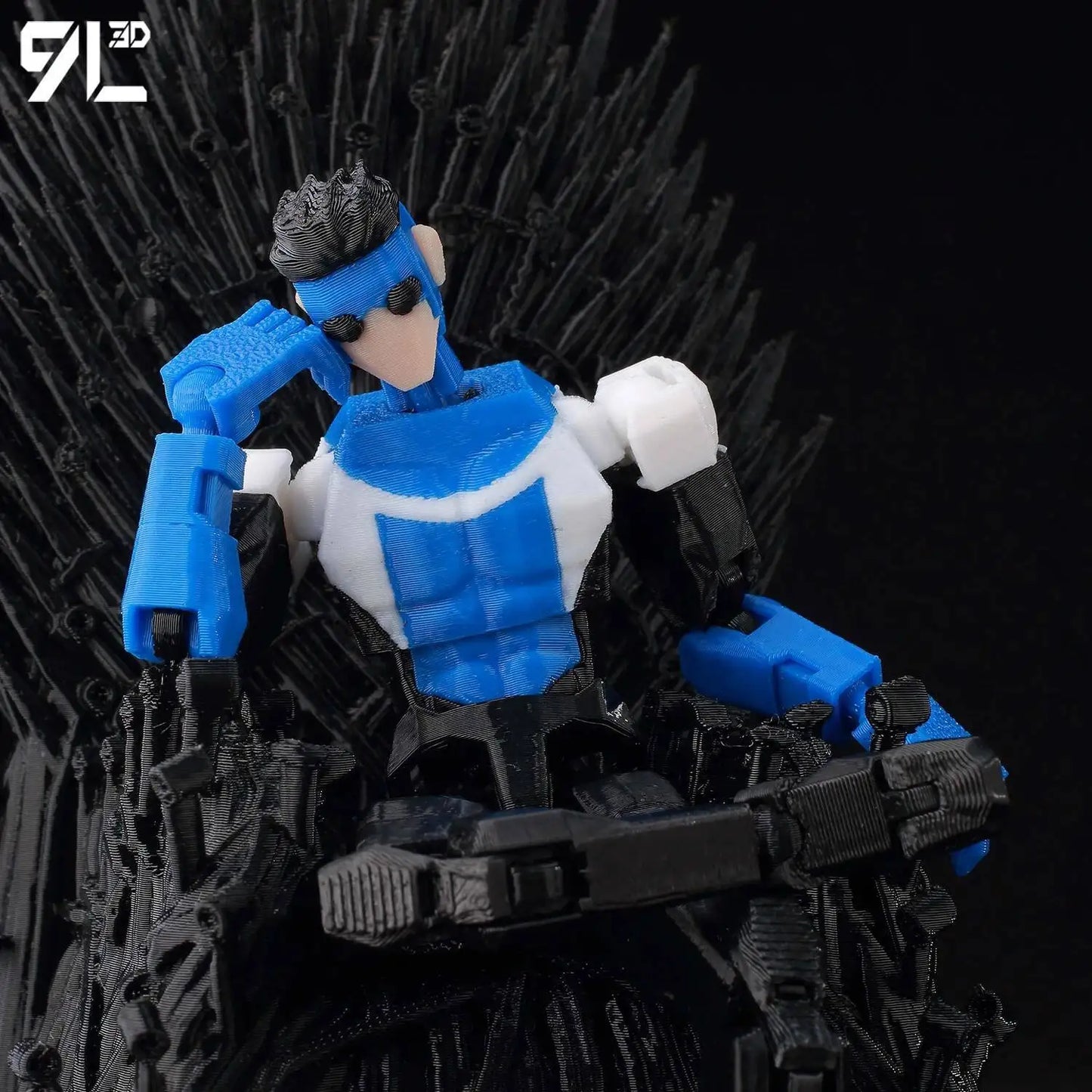 Invincible Boy Action Figure 14cm 3D Printed Poseable Model
