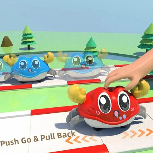 Crawling Crab Toy Interactive Tummy Time Baby Toy