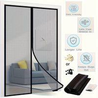 Magnetic Screen Door – Automatic Mosquito Mesh Curtain