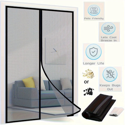 Magnetic Screen Door – Automatic Mosquito Mesh Curtain