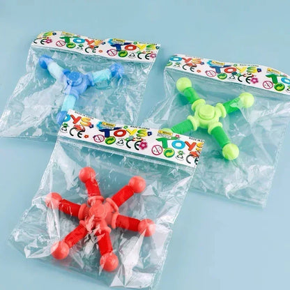 Transformable Fidget Spinner with Pop Tube & Suction Cup