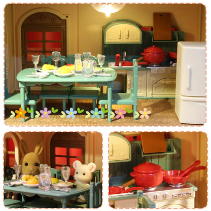 1:12 Miniature Dollhouse Furniture Set Pretend Play Accessories