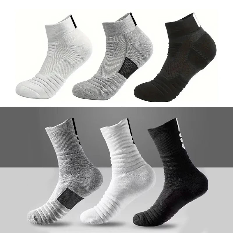 Anti Slip Soccer Socks Men Breathable Grip Sports Socks