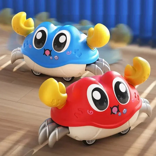 Crawling Crab Toy Interactive Tummy Time Baby Toy