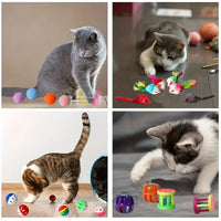 Cat Toy Variety Pack with Plush and Interactive Toys