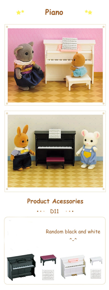 1:12 Miniature Dollhouse Furniture Set Pretend Play Accessories